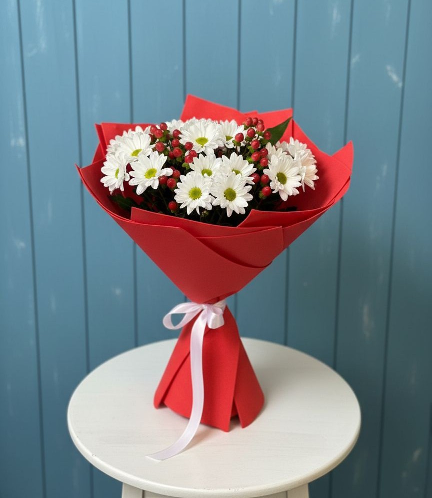 Букет цветов из: Хризантемы в Поселке имени Морозова