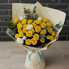 Букет цветов из:  Розы в Поселке имени Морозова