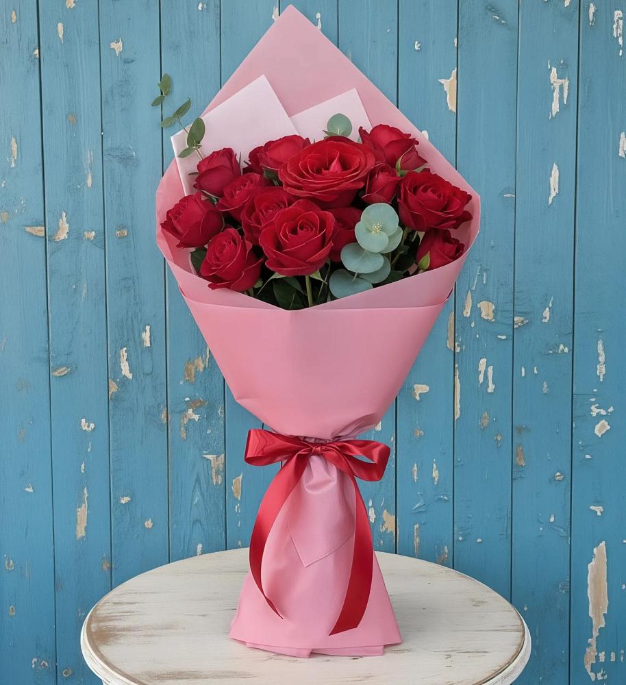 Букет цветов из: Розы в Поселке имени Морозова