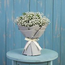 Букет цветов из:  Гипсофила в Поселке имени Морозова