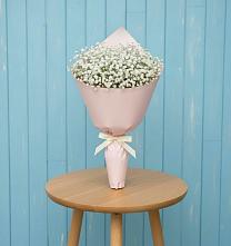 Букет цветов из:  Гипсофила в Поселке имени Морозова