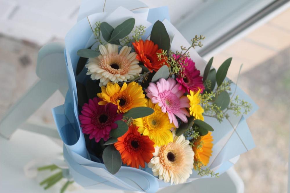 Букет цветов из: Герберы в Поселке имени Морозова