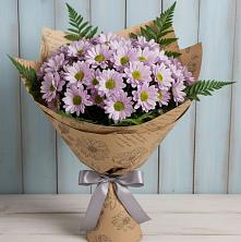 Букет цветов из:  Хризантемы в Поселке имени Морозова