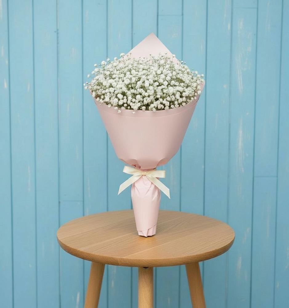 Букет цветов из: Гипсофила в Поселке имени Морозова