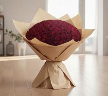 Букет 101 Красная роза в Поселке имени Морозова
