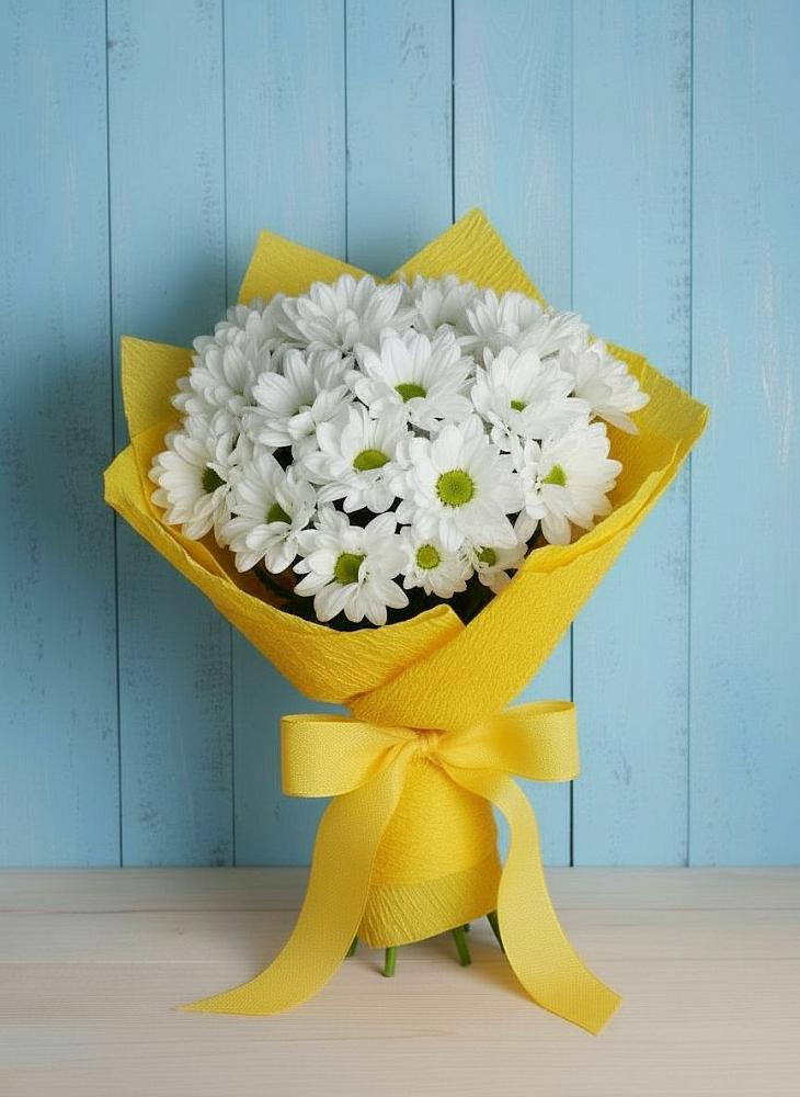 Букет цветов из: Хризантемы в Поселке имени Морозова