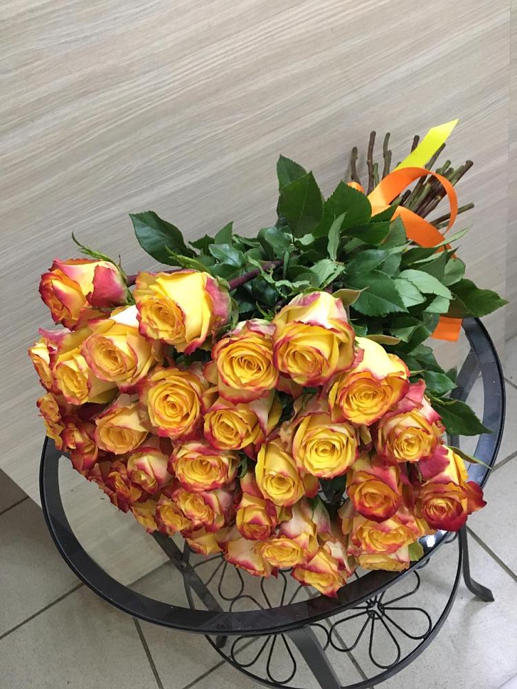 Букет Желтые розы в Поселке имени Морозова