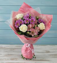 Букет цветов из:  Герберы в Поселке имени Морозова