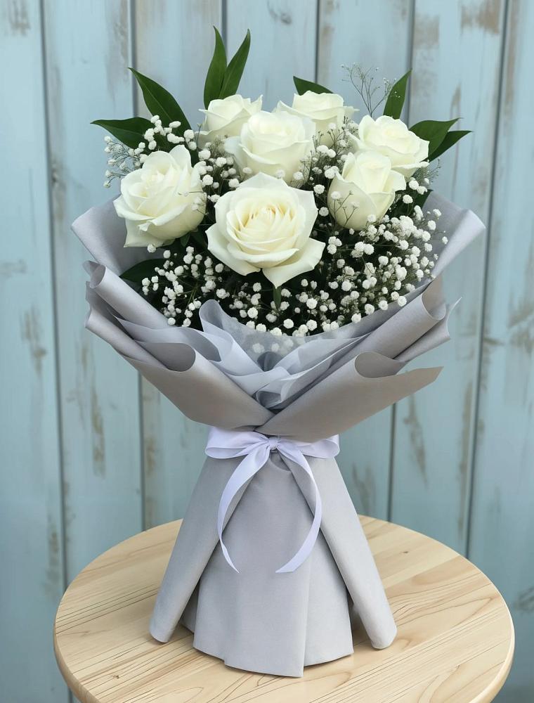 Букет цветов из: Розы в Поселке имени Морозова