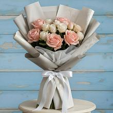 Букет цветов из:  Розы #REPLACE_PRED# Поселке имени Морозова