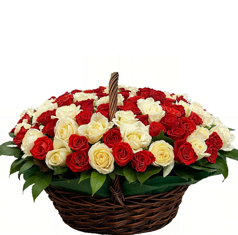 Премиум букет из: Розы в Поселке имени Морозова