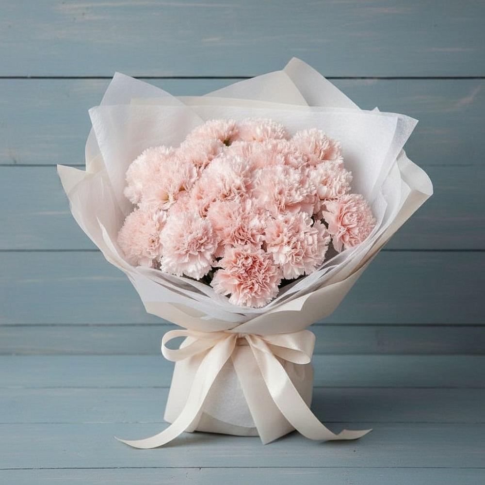 Букет цветов из: Гвоздики в Поселке имени Морозова