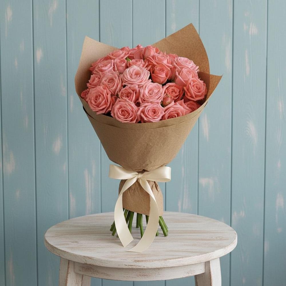 Букет цветов из: Розы в Поселке имени Морозова